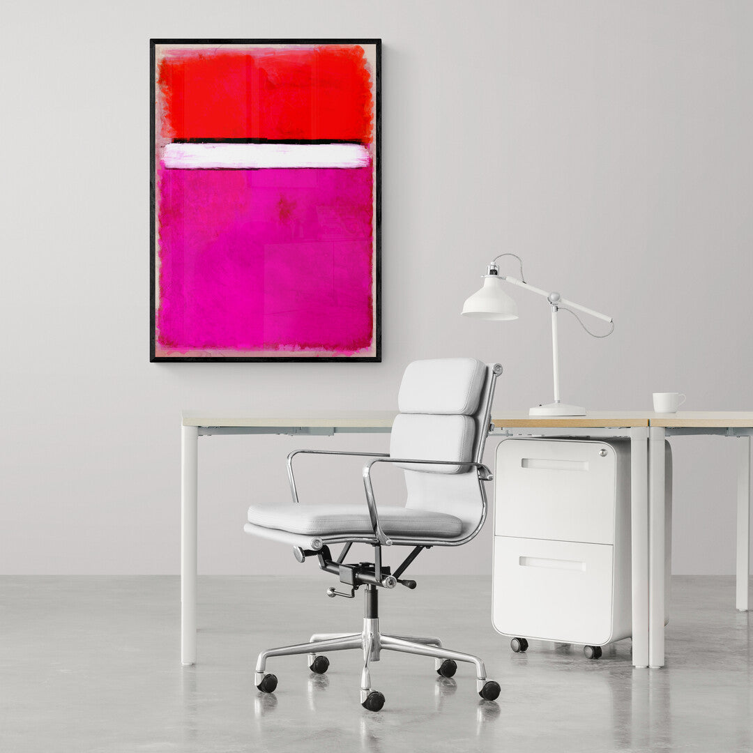 Rotko Magenta Framed Print