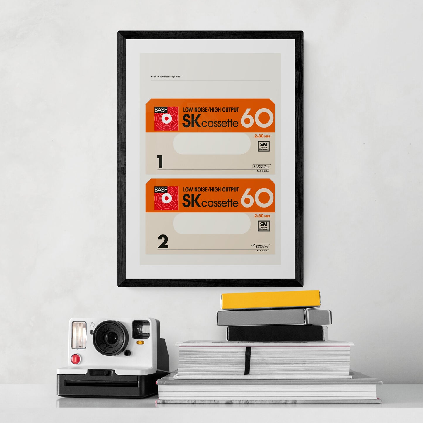 BASF SK Cassette 60 Framed Print