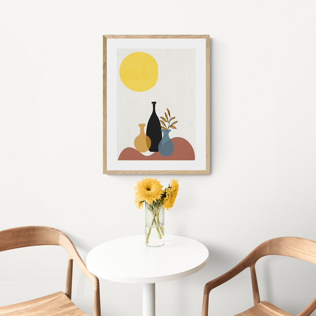 Vases and Bottles Framed & Mounted Print
