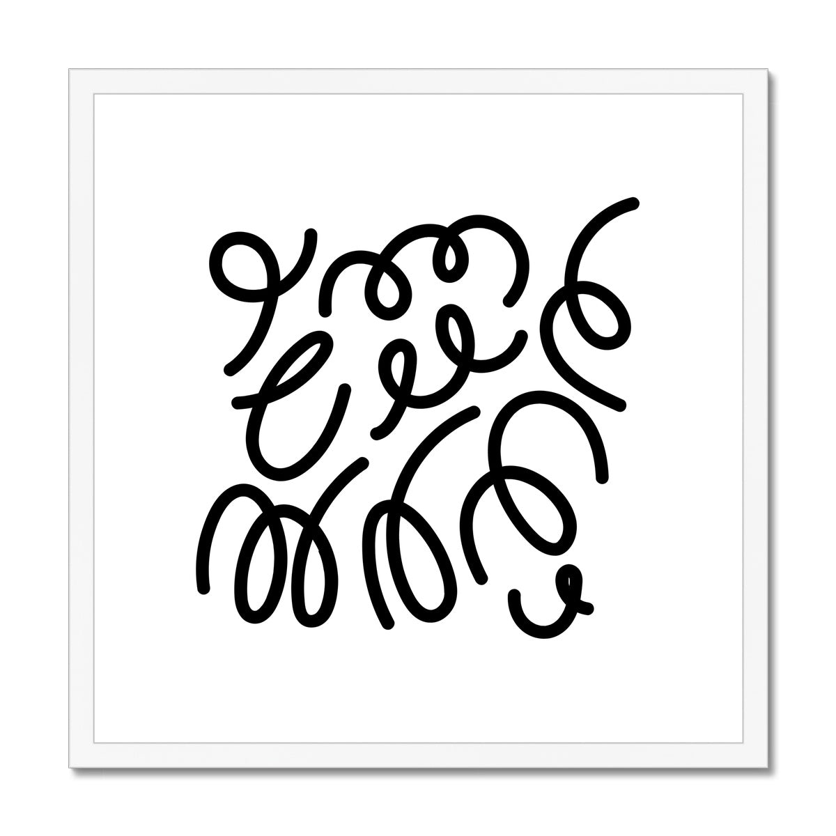 Scribbles Framed & Mounted Print