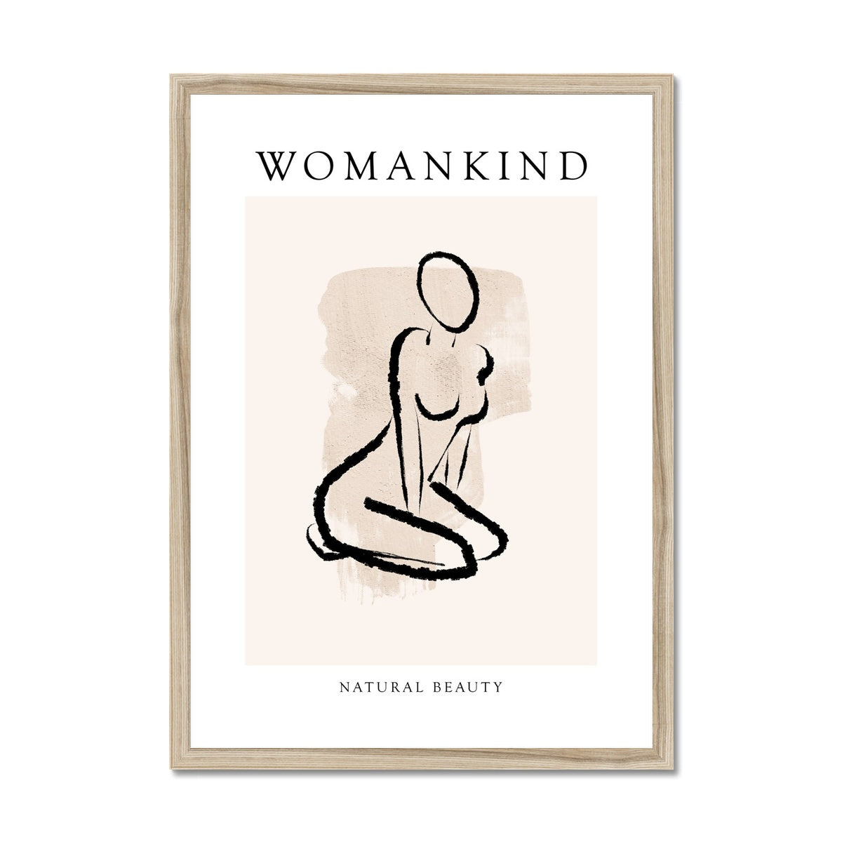 Natural Beauty Framed Print
