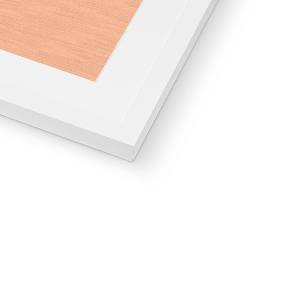 Soft Shapes Framed & Mounted Print