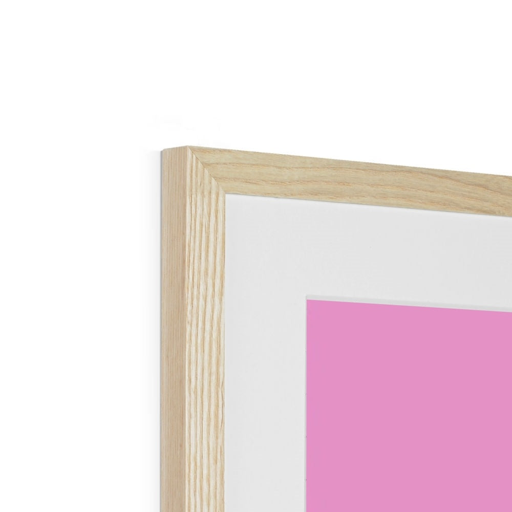 Pink Desert Framed & Mounted Print