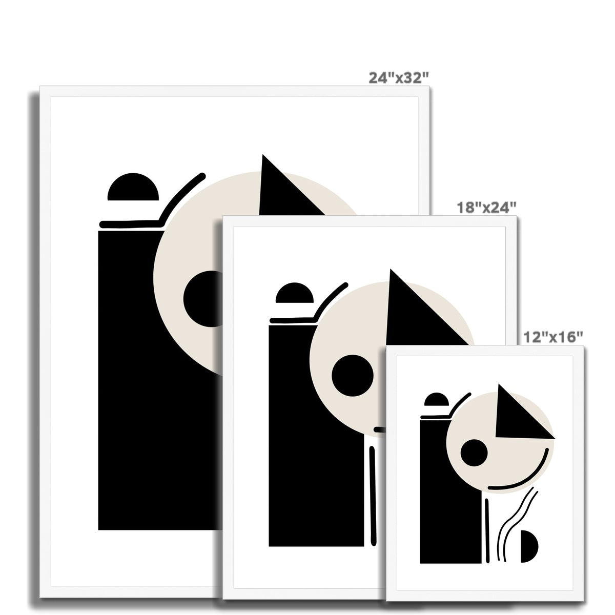 Geo Print 2 Framed Print