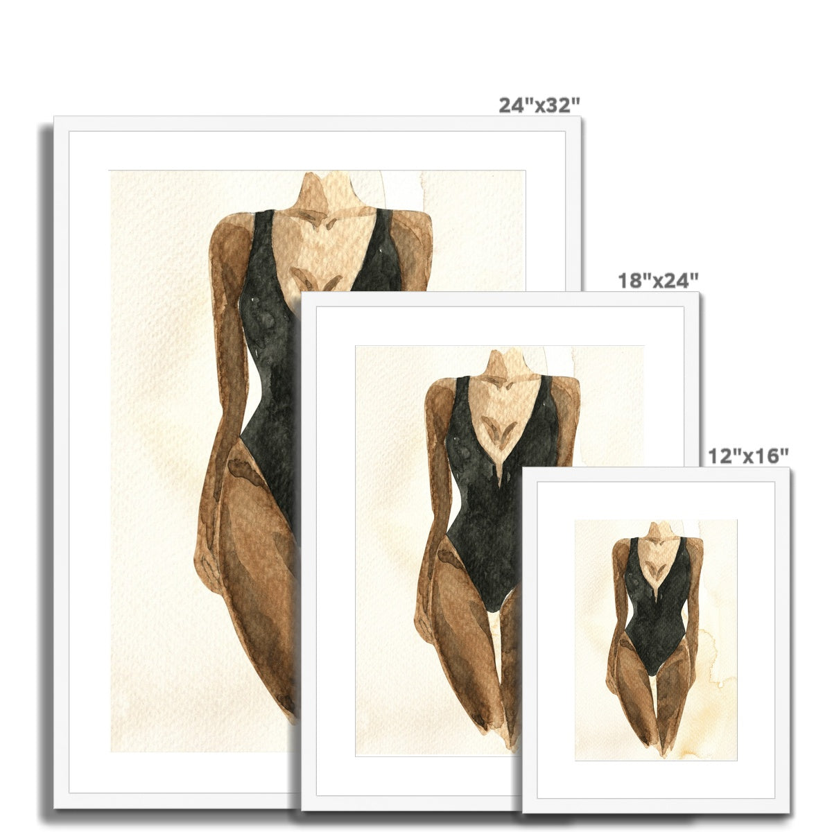 Beach Girl 2 Framed & Mounted Print