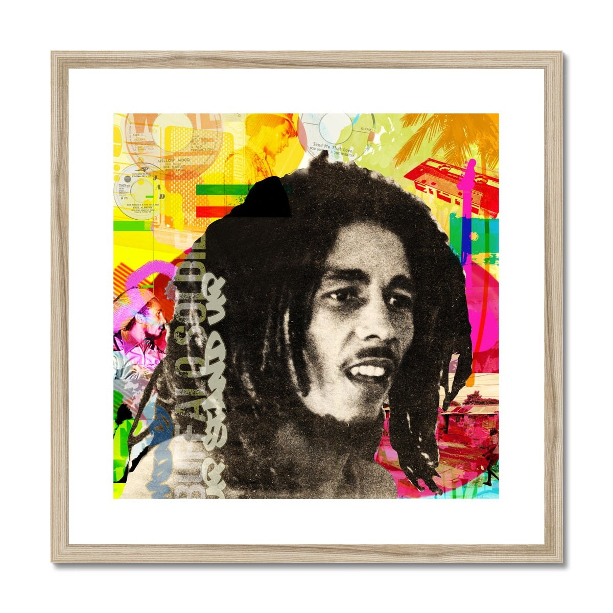 Bob Marley Framed & Mounted Print