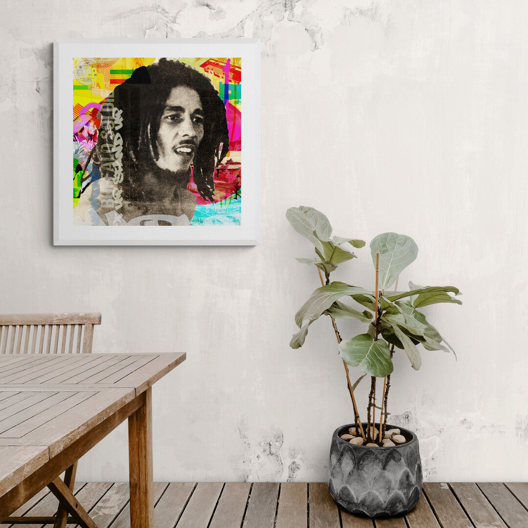 Bob Marley Framed & Mounted Print