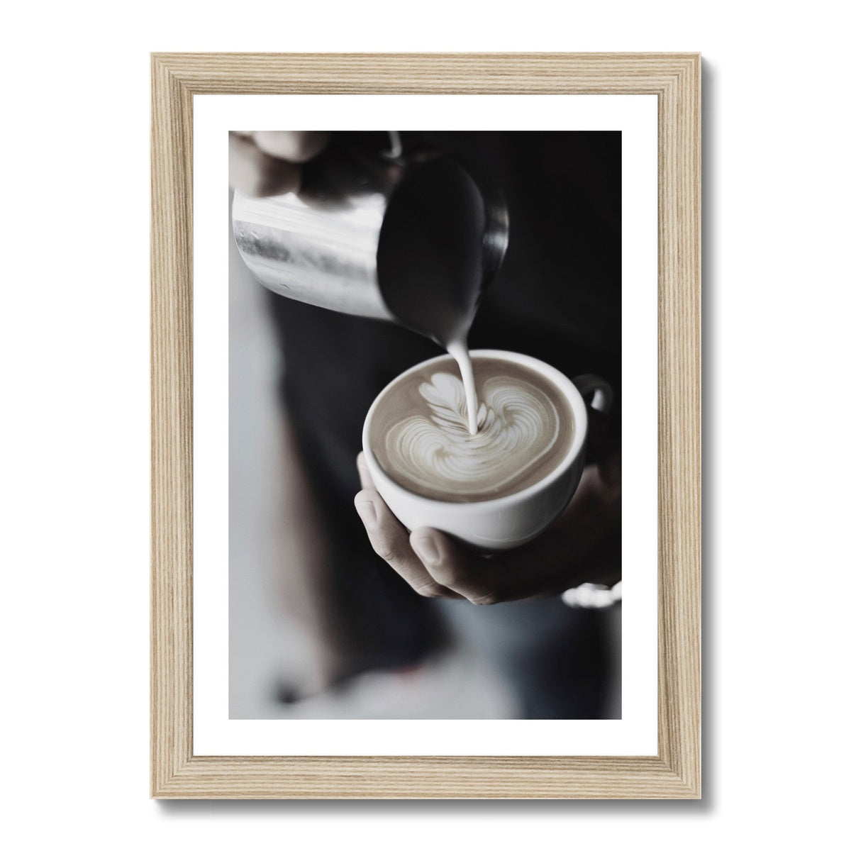 Barista Magic Framed Print