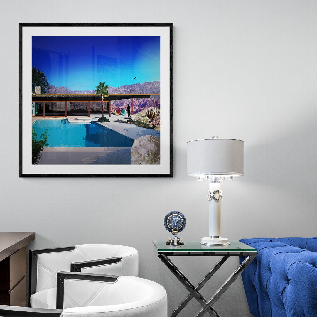 Comfort Zone Desert House Framed & Mounted Print