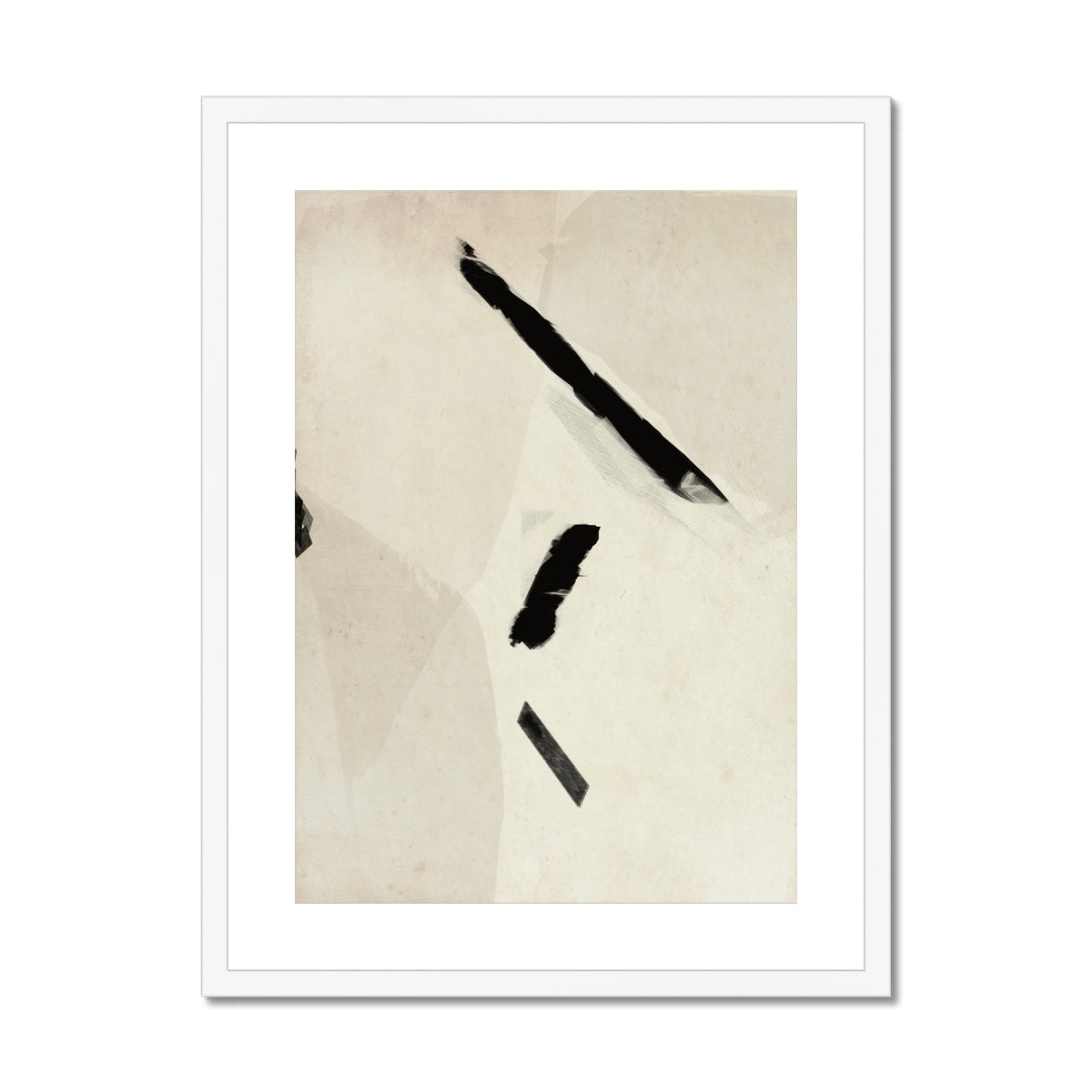 Shades Of Brown Latte Framed & Mounted Print