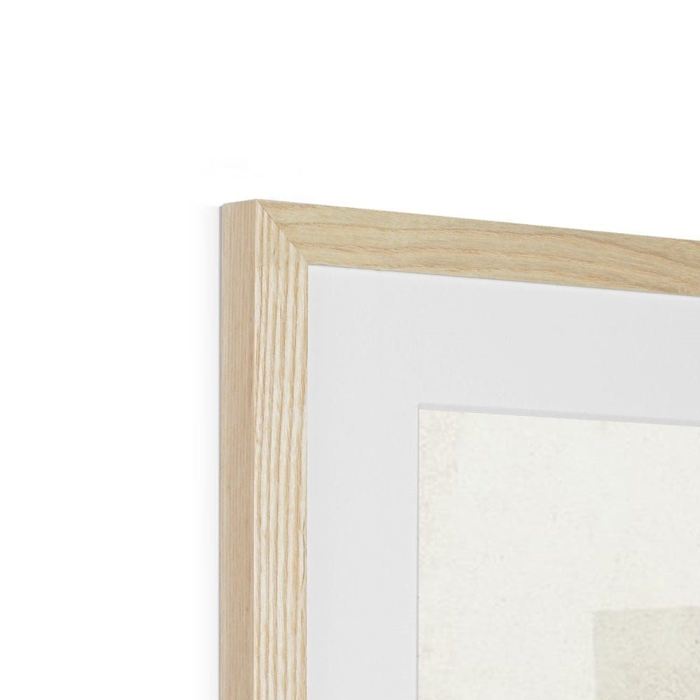 Shades Of Brown Mocha Framed & Mounted Print