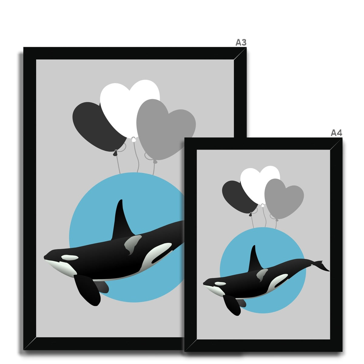 Orca Framed Print