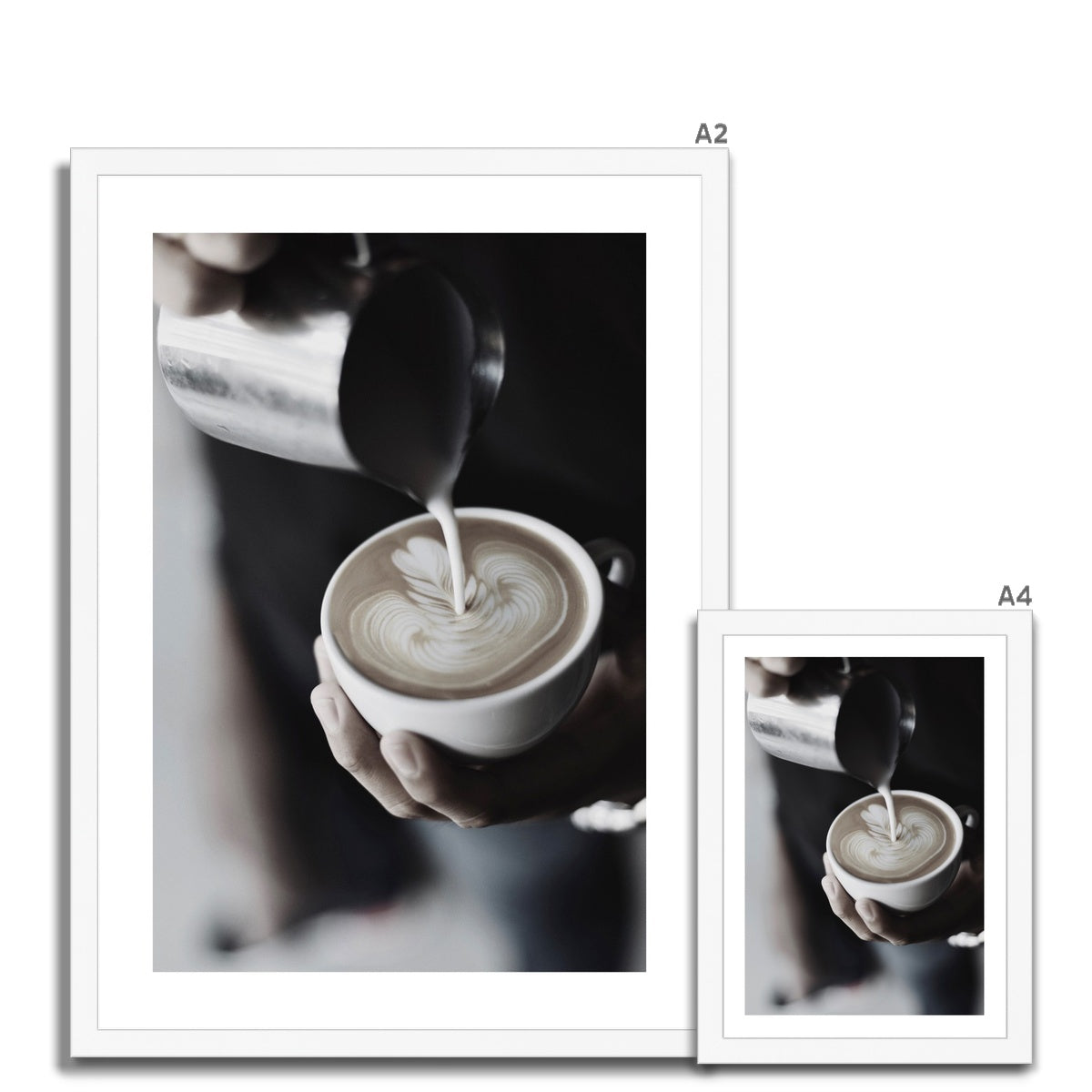 Barista Magic Framed Print