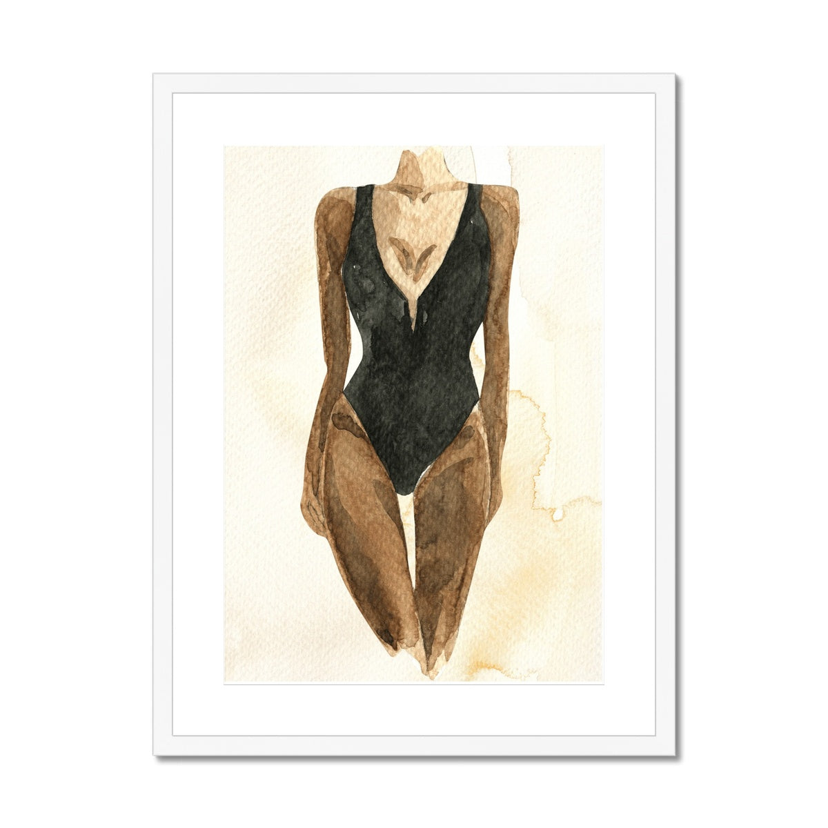 Beach Girl 2 Framed & Mounted Print