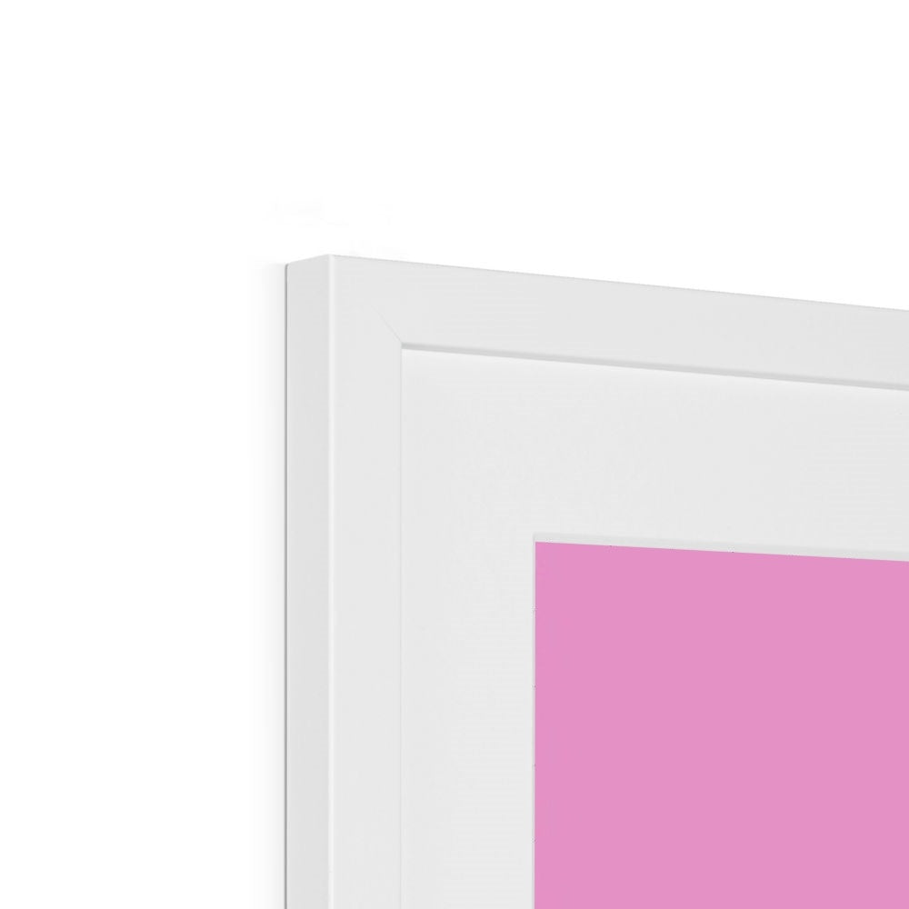 Pink Desert Framed & Mounted Print