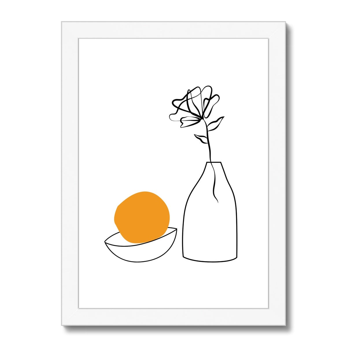 Orange Framed Print