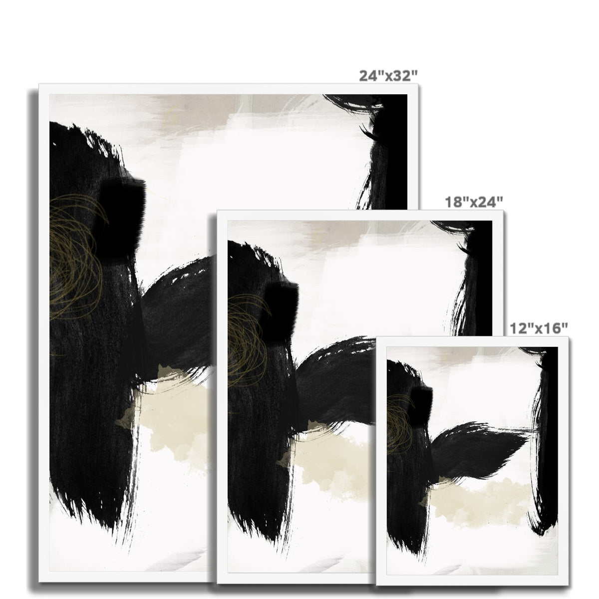Abstract Mist 1 Framed Print