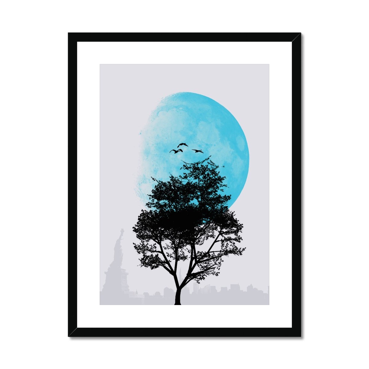 Tree and Moon Dawn - Rowdy Space