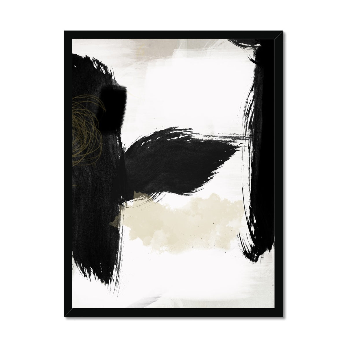 Abstract Mist 1 Framed Print