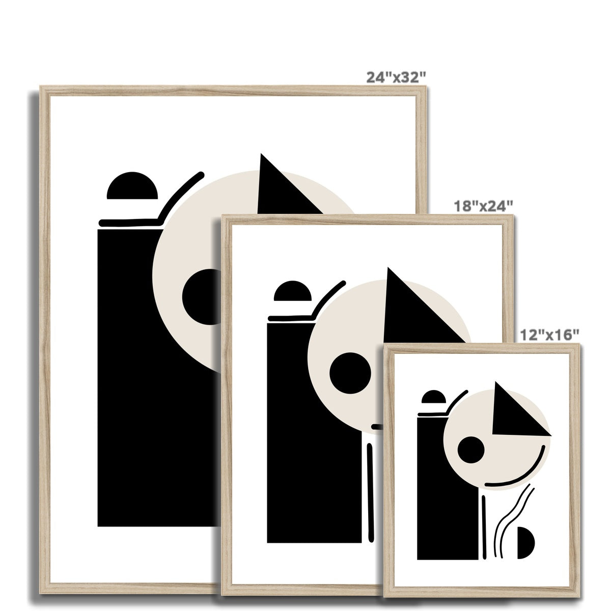 Geo Print 2 Framed Print