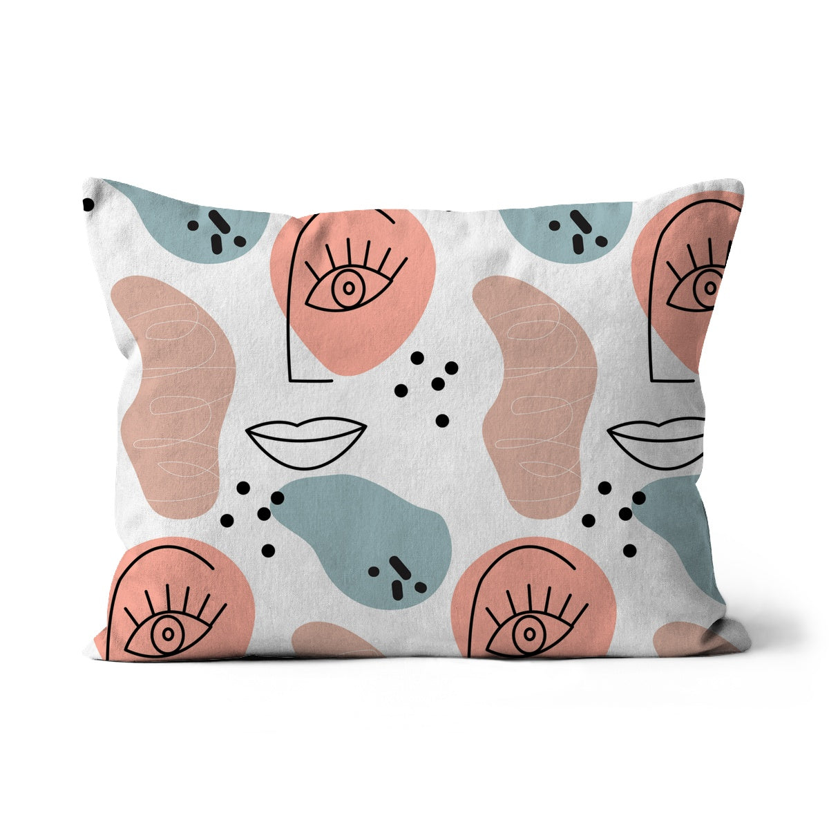 Pastel Faces Cushion