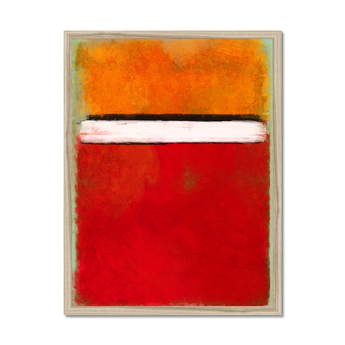 Rotko Red Framed Print