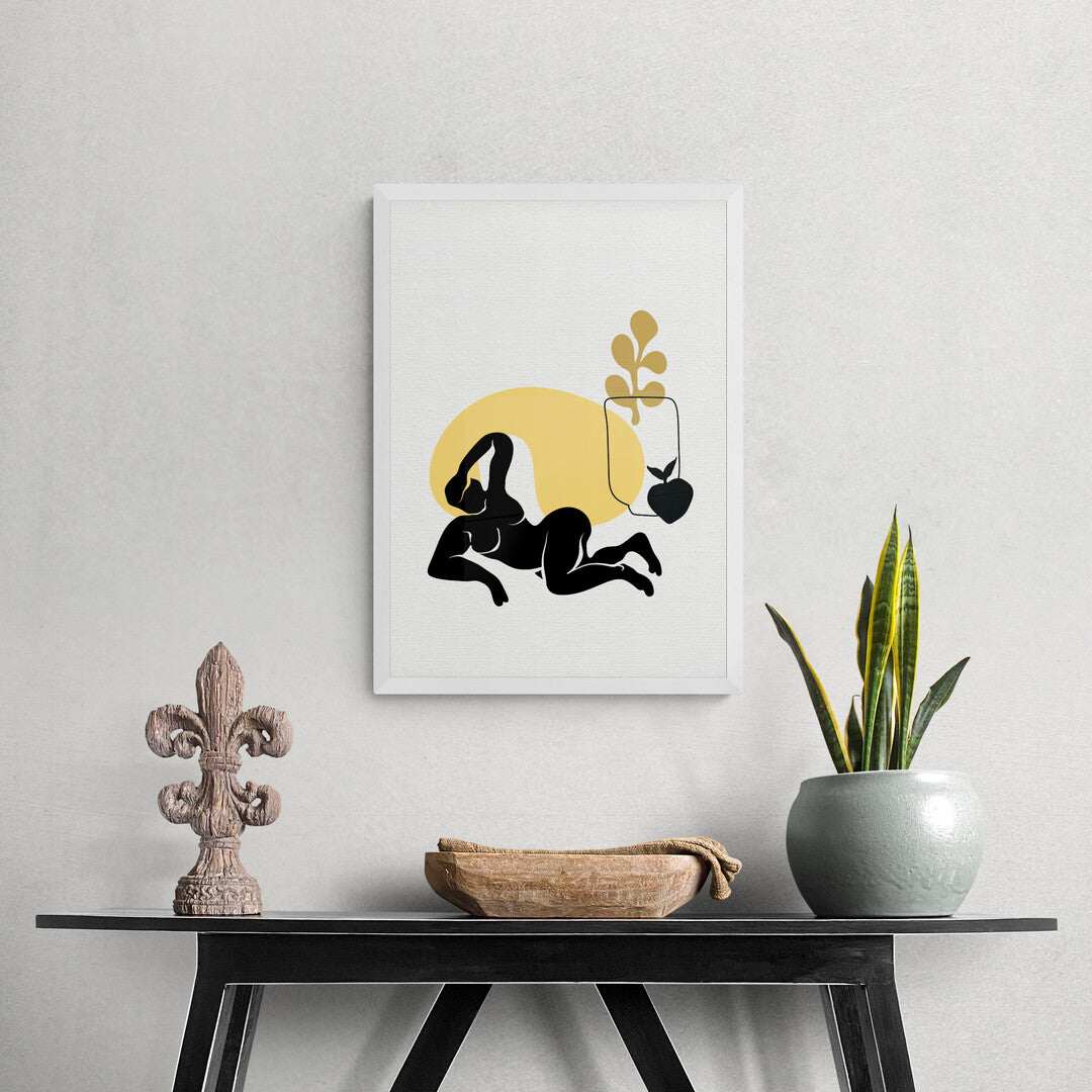 Abstract Figure Framed Print
