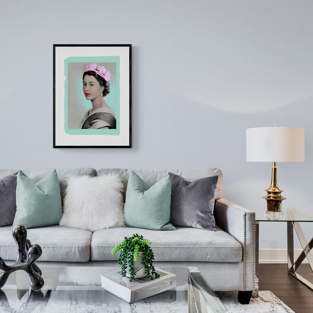 Green Queen Framed Print