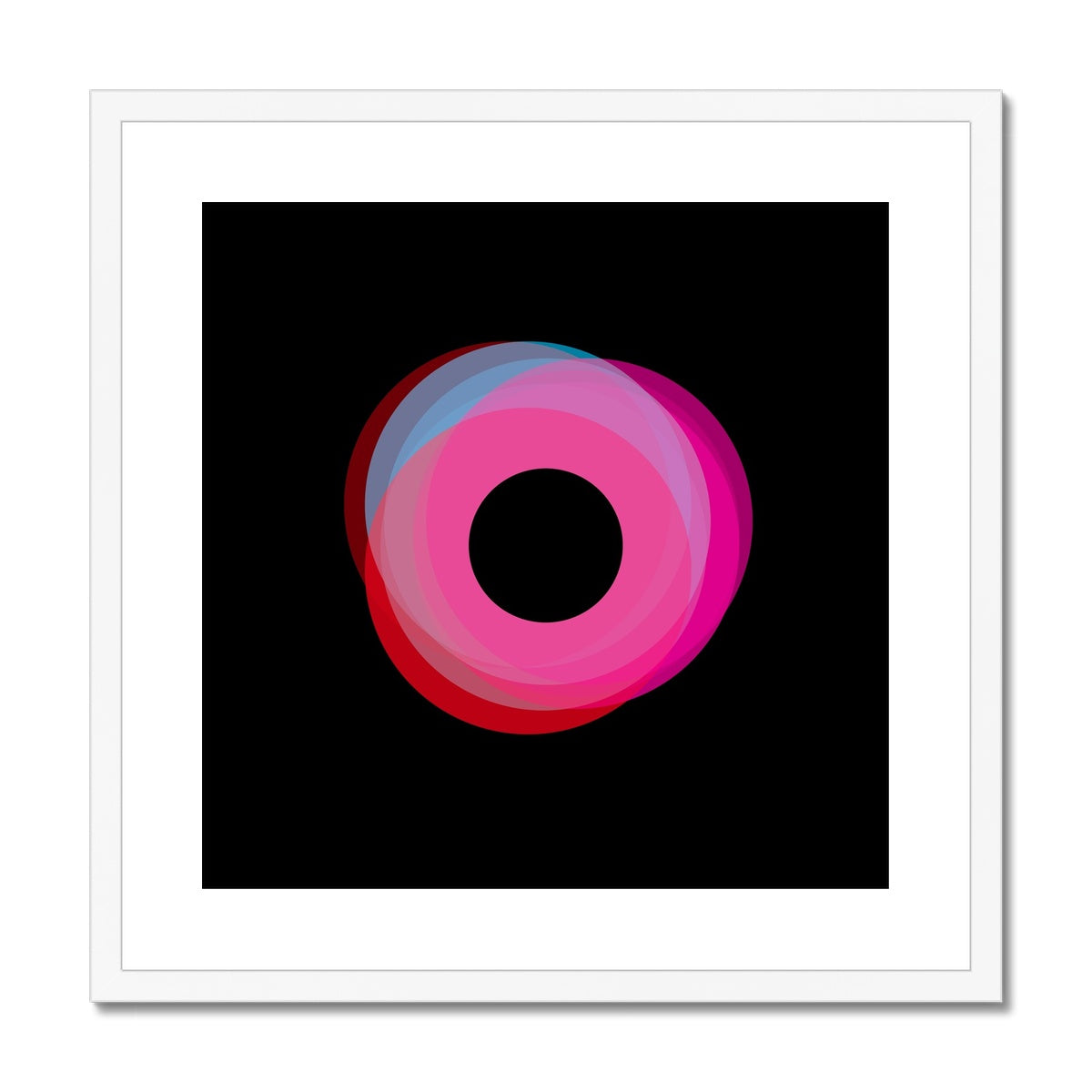 Technicolour Black Framed & Mounted Print