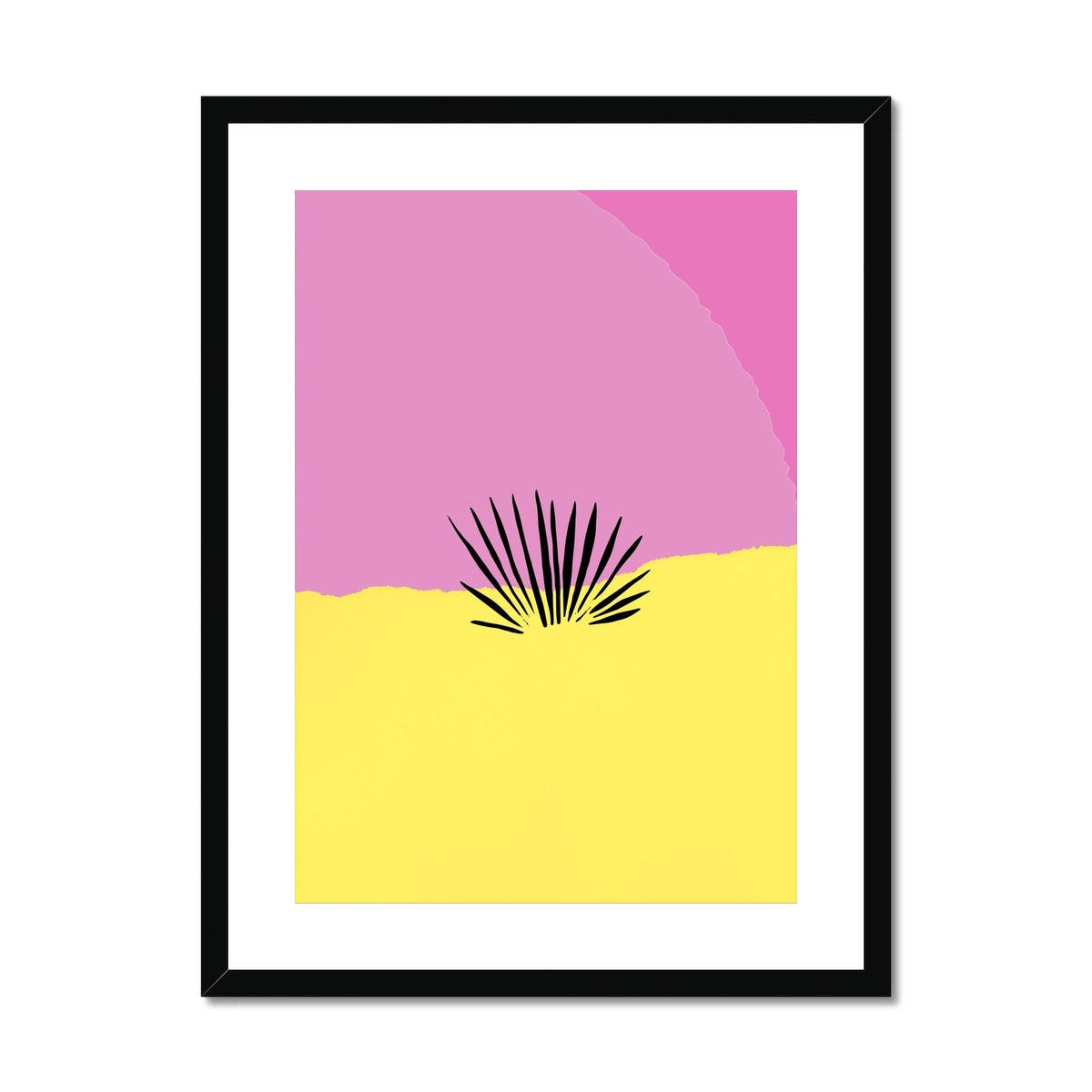 Pink Desert Framed & Mounted Print