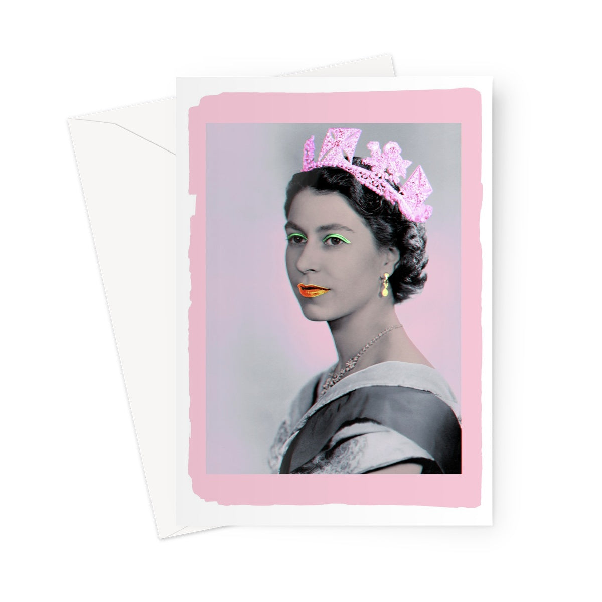The Queen Pink Greeting Card
