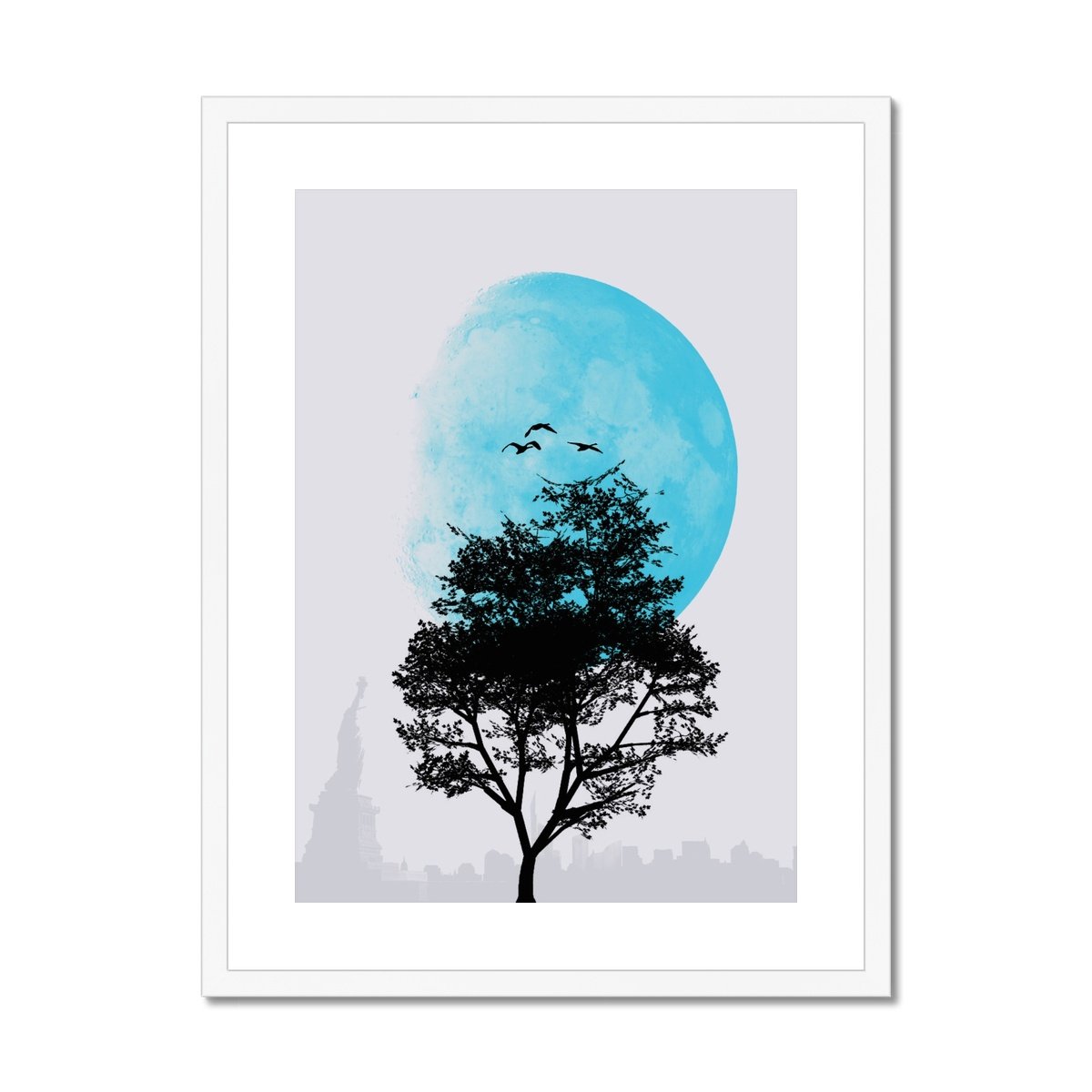 Tree and Moon Dawn - Rowdy Space