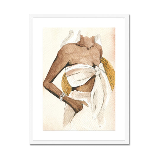 Beach Girl 3 Framed & Mounted Print