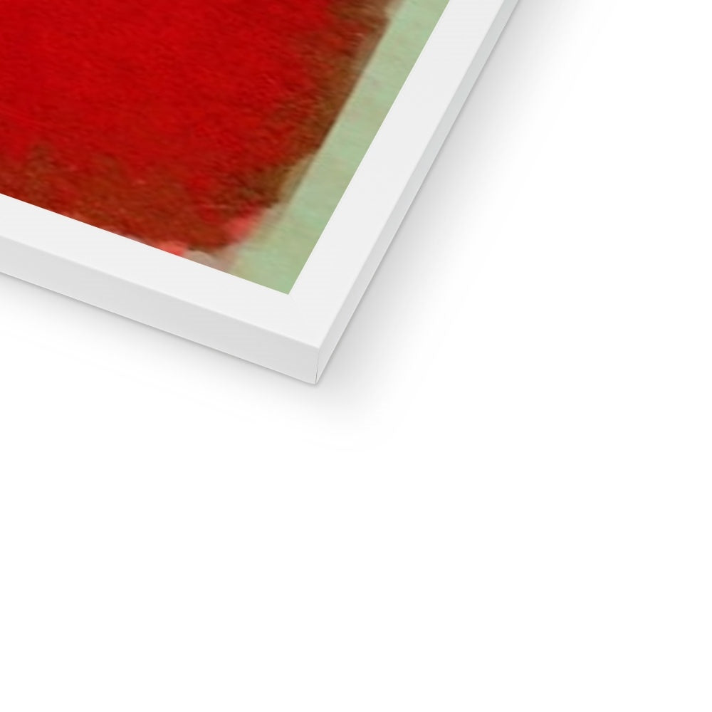 Rotko Red Framed Print