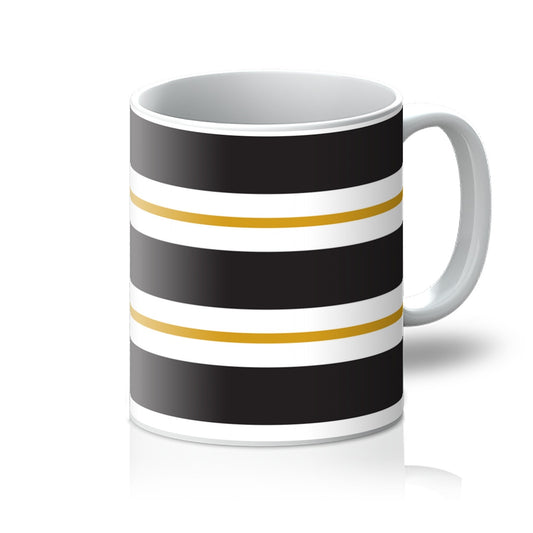 Black and Yellow Stripes Mug