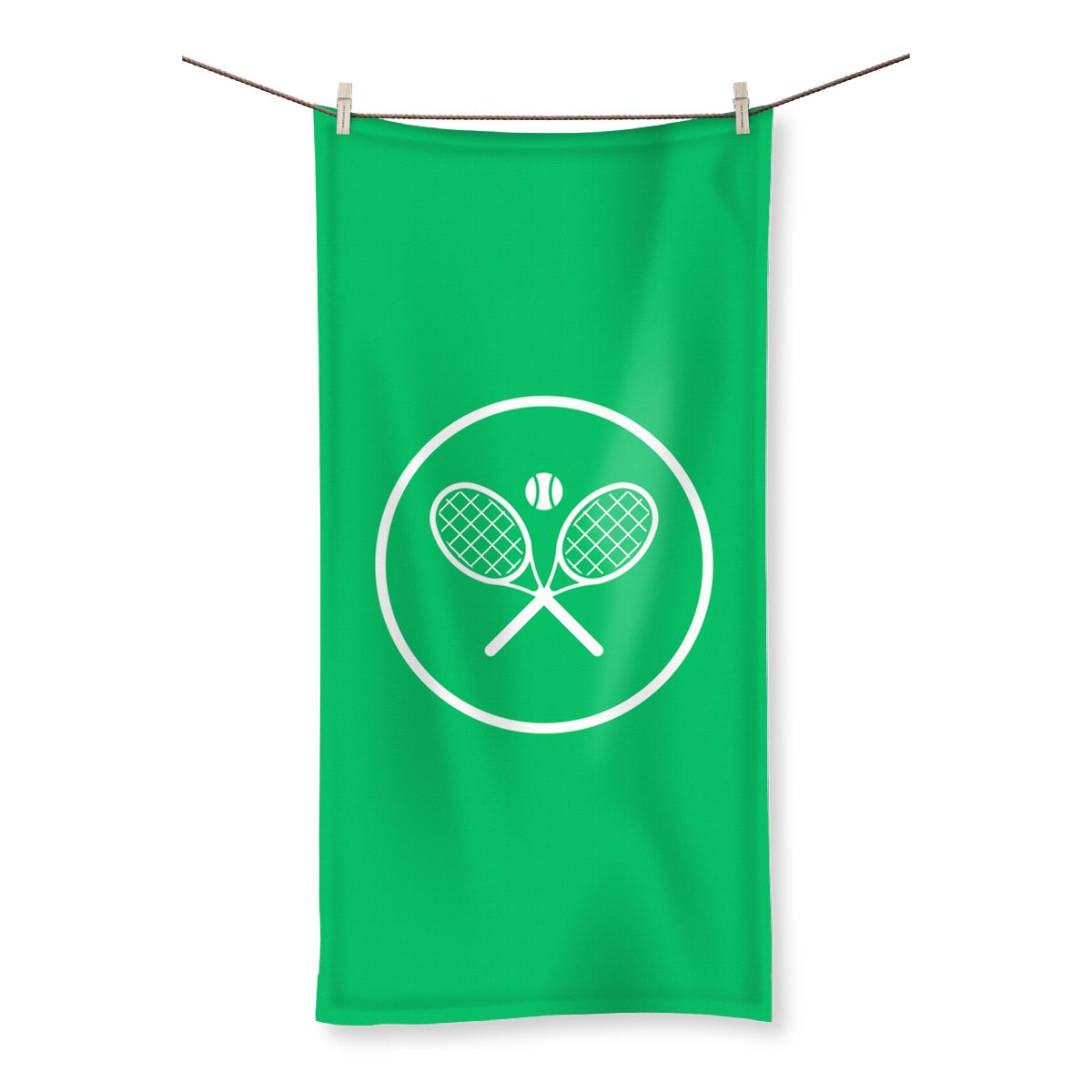 Green Tennis Towel