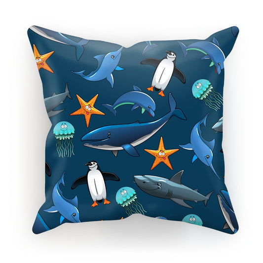 Sea Creatures Cushion