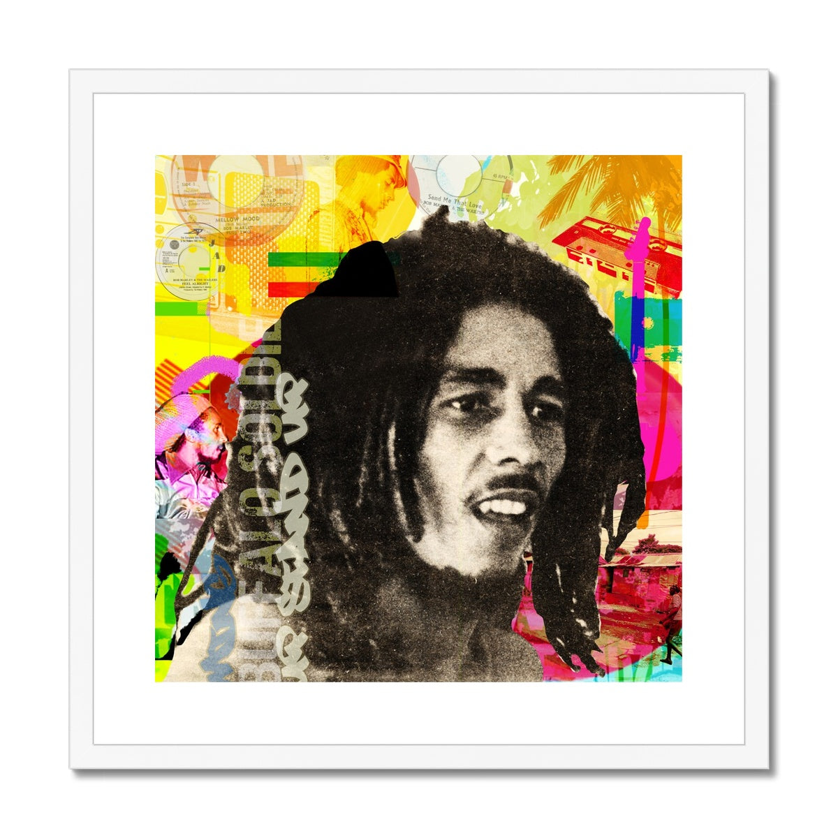 Bob Marley Framed & Mounted Print