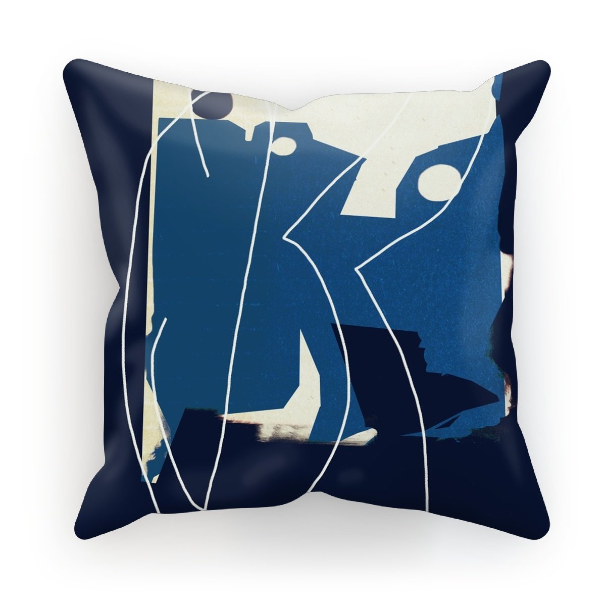 High Contrast Blue Cushion - Rowdy Space