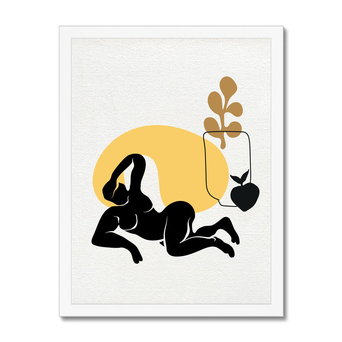 Abstract Figure Framed Print