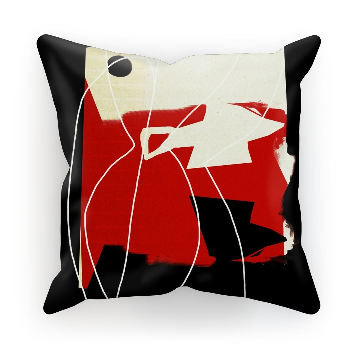 High Contrast Red Cushion - Rowdy Space