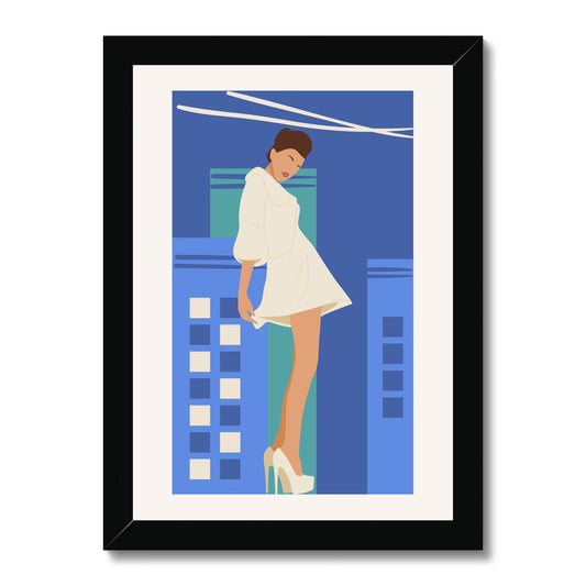 City Girl Framed Print