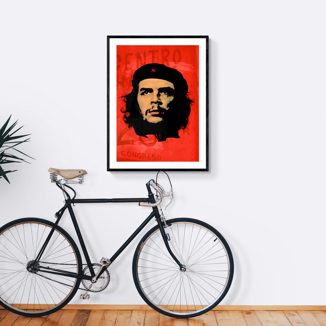 Che Red Framed & Mounted Print