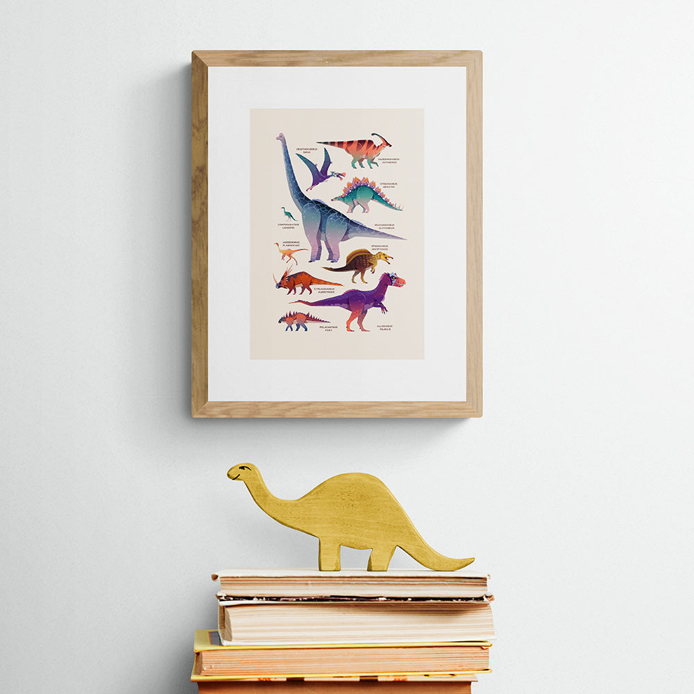 Framed Dinosaur Poster