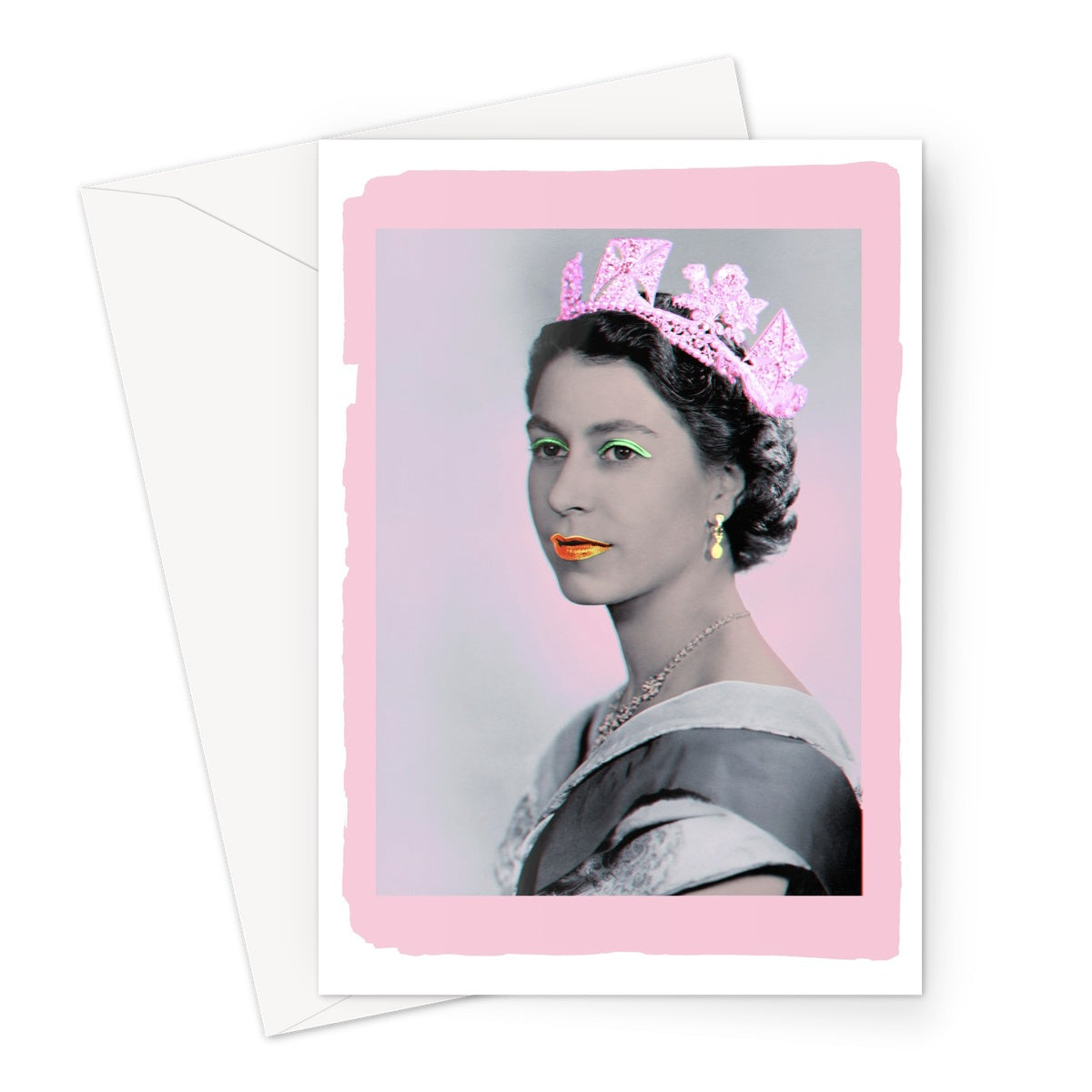 The Queen Pink Greeting Card