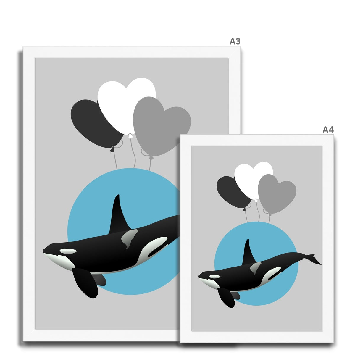Orca Framed Print
