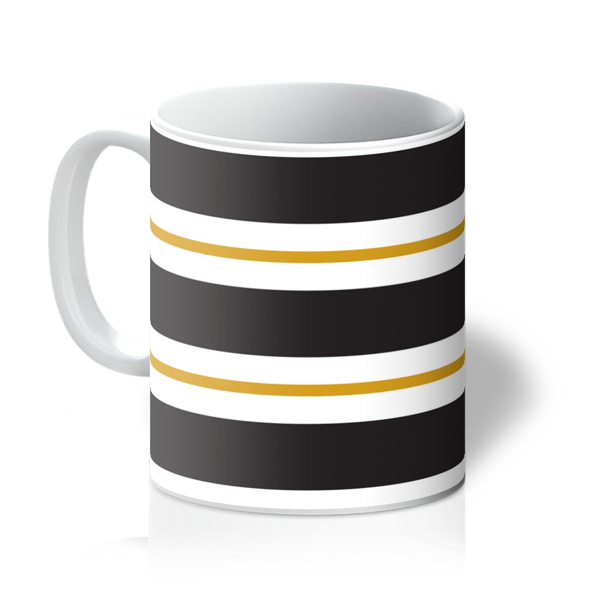 Black and Yellow Stripes Mug
