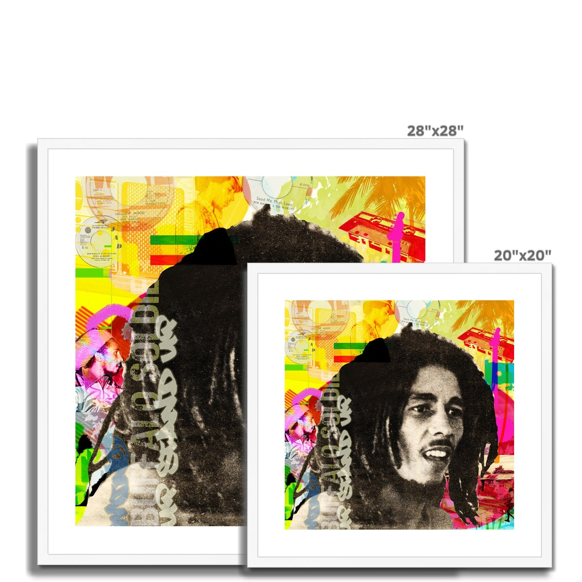 Bob Marley Framed & Mounted Print