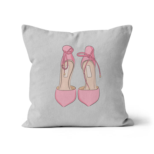 Pink Heels Cushion