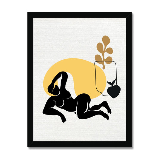 Abstract Figure Framed Print